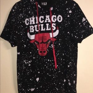 Chicago bulls hooded shirt